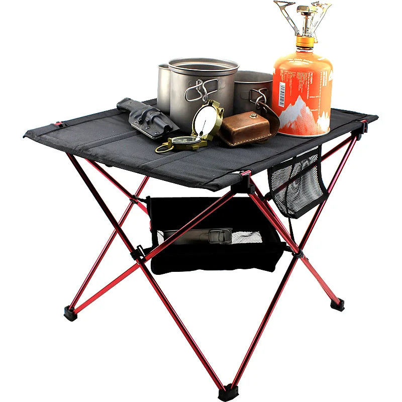

Portable Foldable Table Camping Outdoor Furniture Computer Bed Tables Picnic 6061 Aluminium Alloy Ultra Light Folding Des