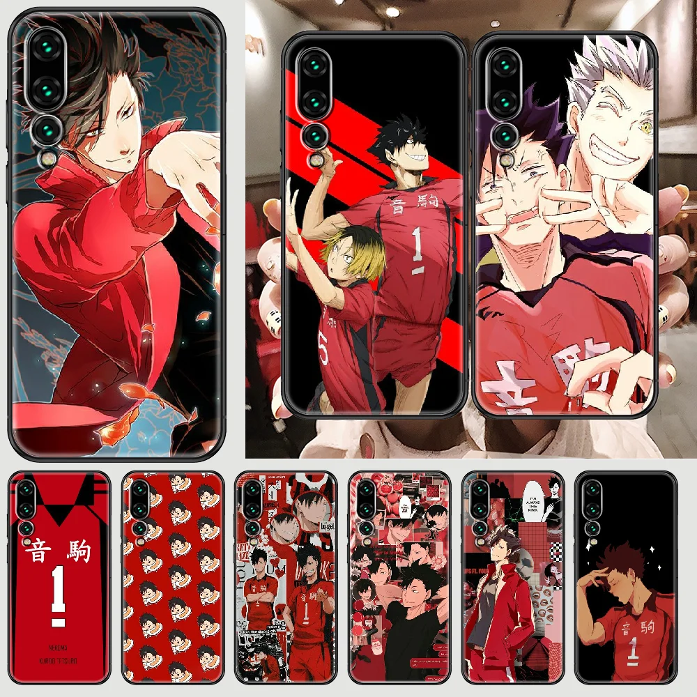 Haikyuu Kuroo чехол для телефона Huawei P Mate P10 P20 P30 P40 10 20 Smart Z Pro Lite 2019 черный с рисунком