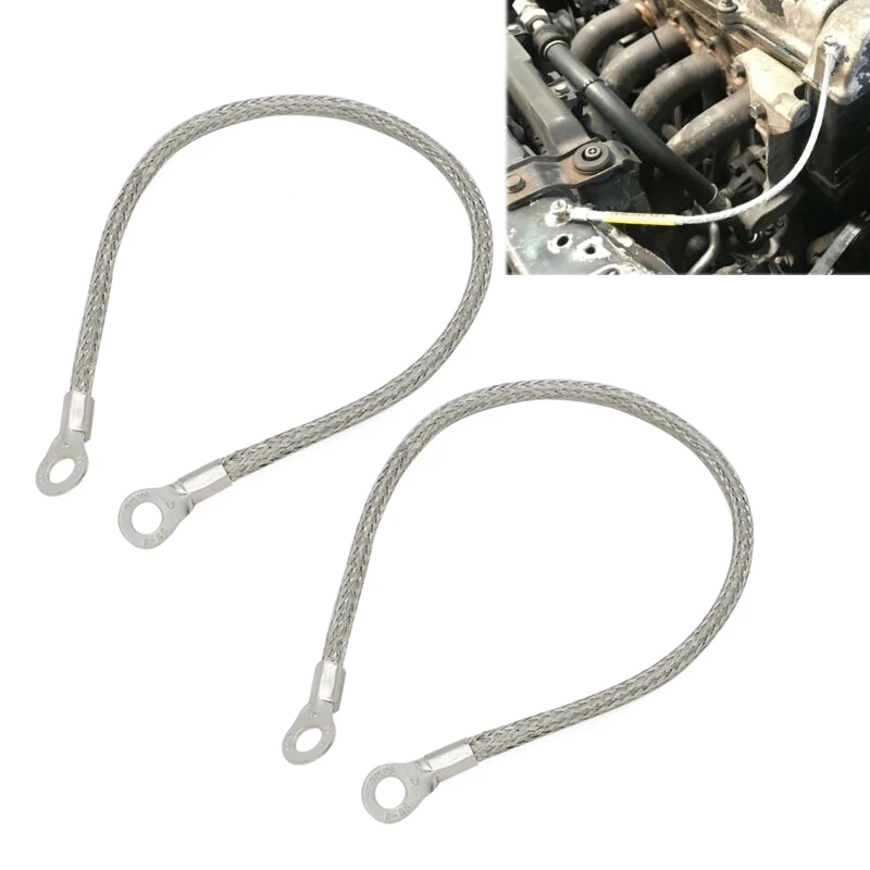 2/4Pcs 11 Pollici Universal Engine Ground Strap Wires Connessioni Per Serie K K24 K20 Eg Ef Ek Dc2 Kth-Gwp-011