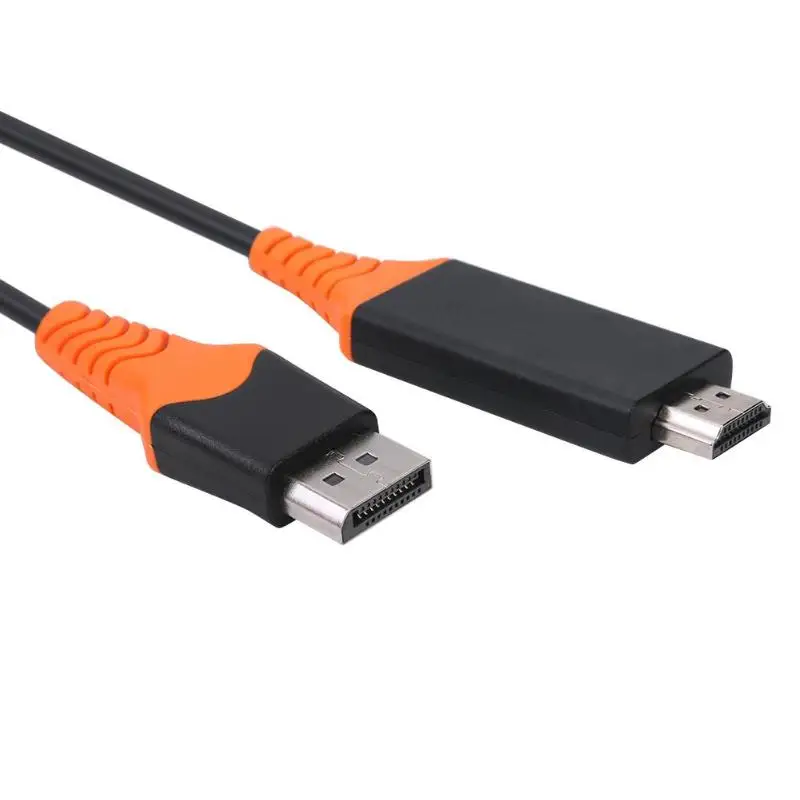 2m 4K 60Hz DP штекер HDMI 2,0 штекер кабеля ABS штекер Видео Аудио DP HDMI Кабель-адаптер провод для ПК проектор для ноутбука монитор