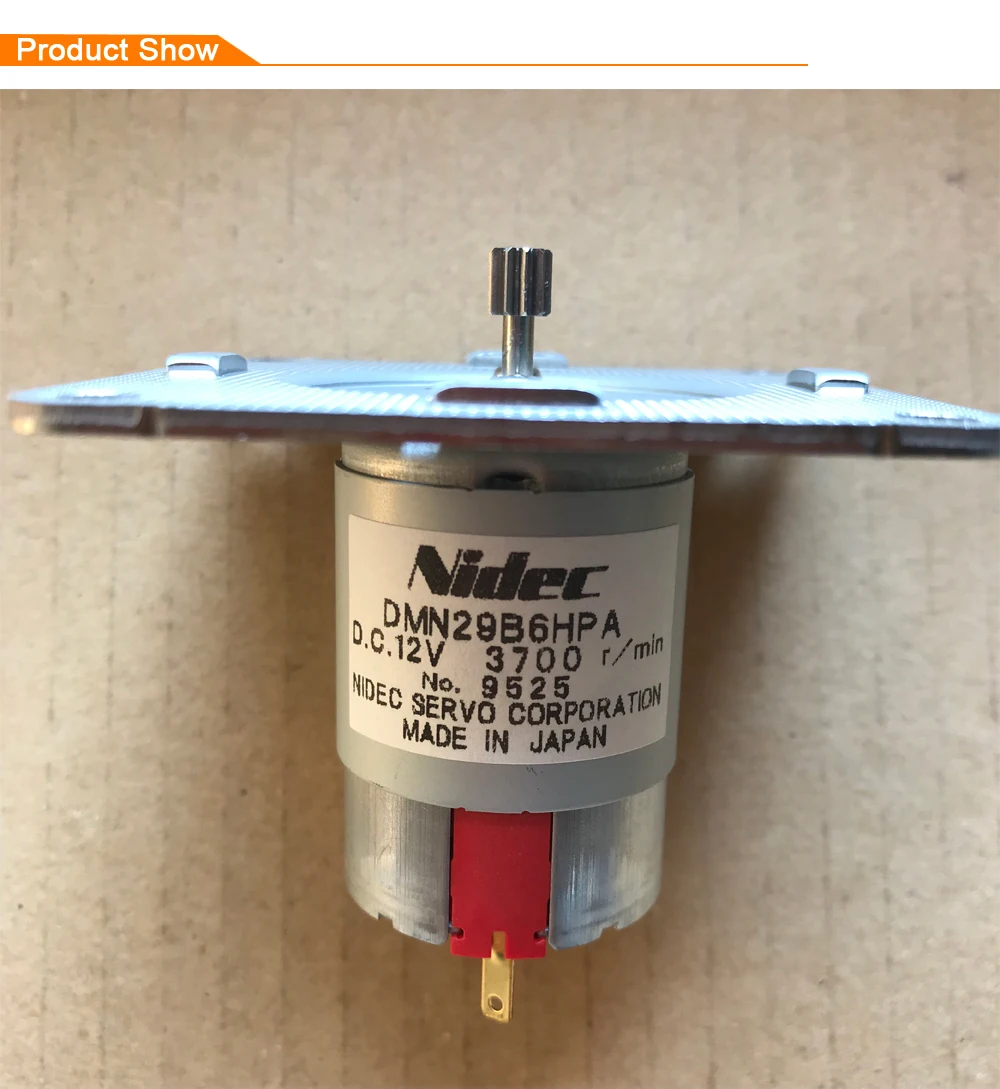 Бренд NIDEC Япония сервопривод DC ЩЕТОЧНЫЕ моторы-DMN29B6HPA, DC12V 3 W, 3700r/min, низкий уровень шума и длительный срок службы модель DMN29B6HPA
