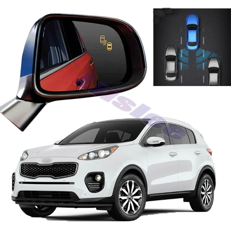 

For KIA Sportage R KX5 QL 2015 2016 2017 2018 2020 Car BSM BSD BSA Radar Warning Safety Driving Alert Mirror Detection Sensor