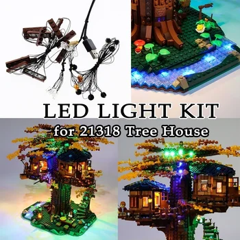 

Led Lighting Kit for 21318 Tree house Lighting Group Building Blocks Bricks Toys for Children Blocks Decoration Lights