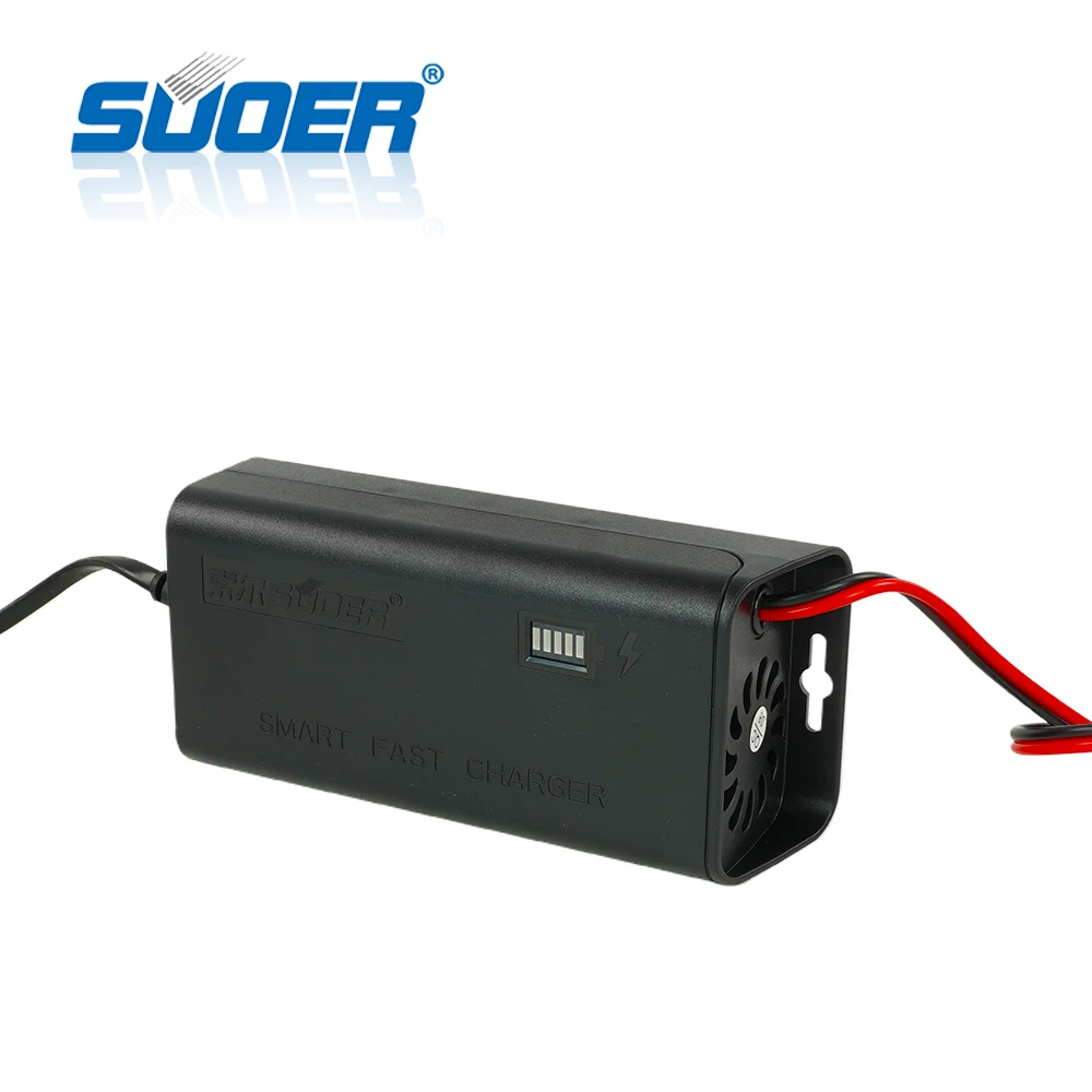 Suoer【 Батарея зарядное устройство применение 】 12V 5A Смарт для быстрой Зарядное
