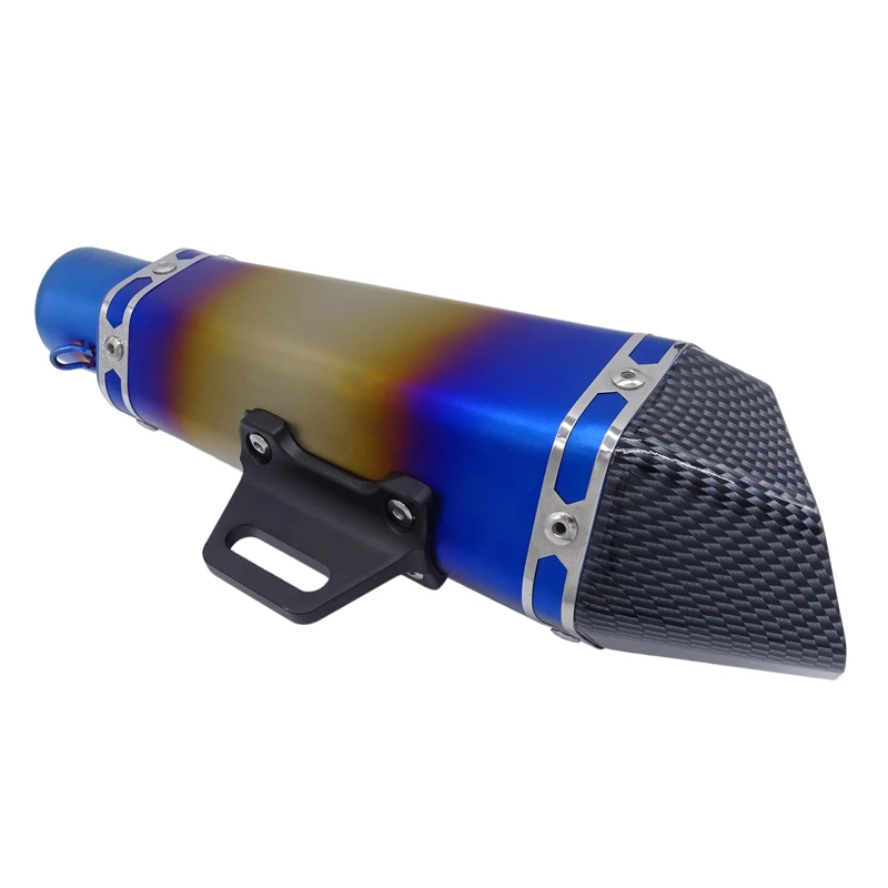 Универсальный Впускной глушитель 51 мм комплект выхлопной трубы для мотоцикла