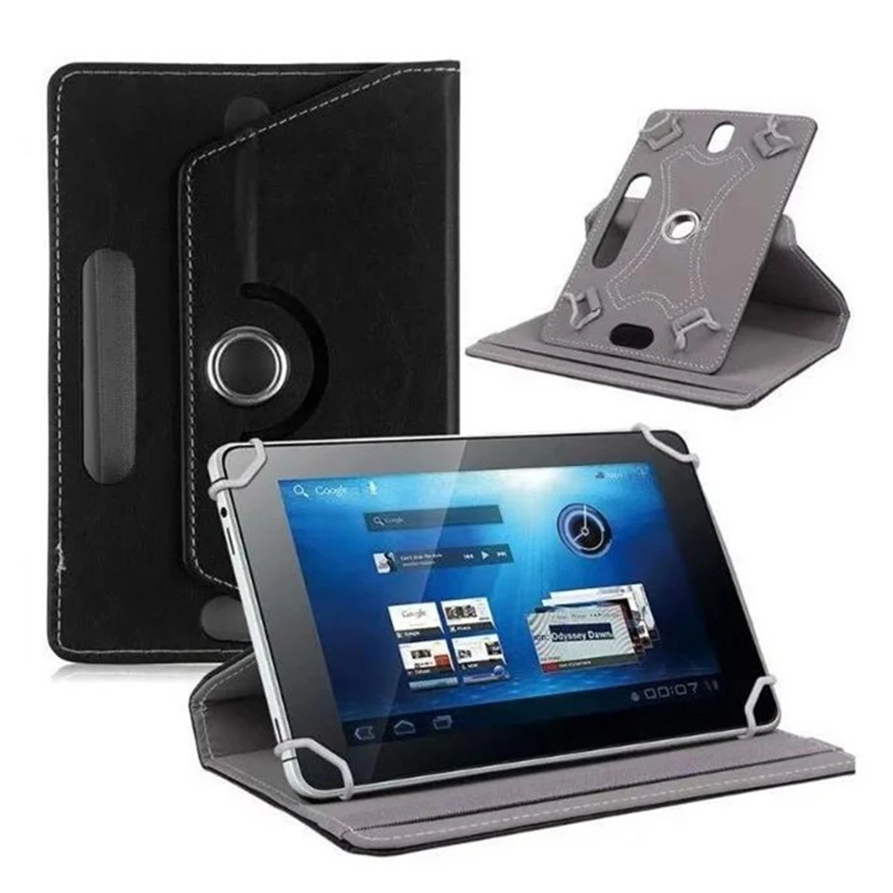 Durable Tablet PC Case Sleeve Anti-Scratch Shockproof 360 Degrees Rotation PU Leather 10 Inches Shell Accessories Protector