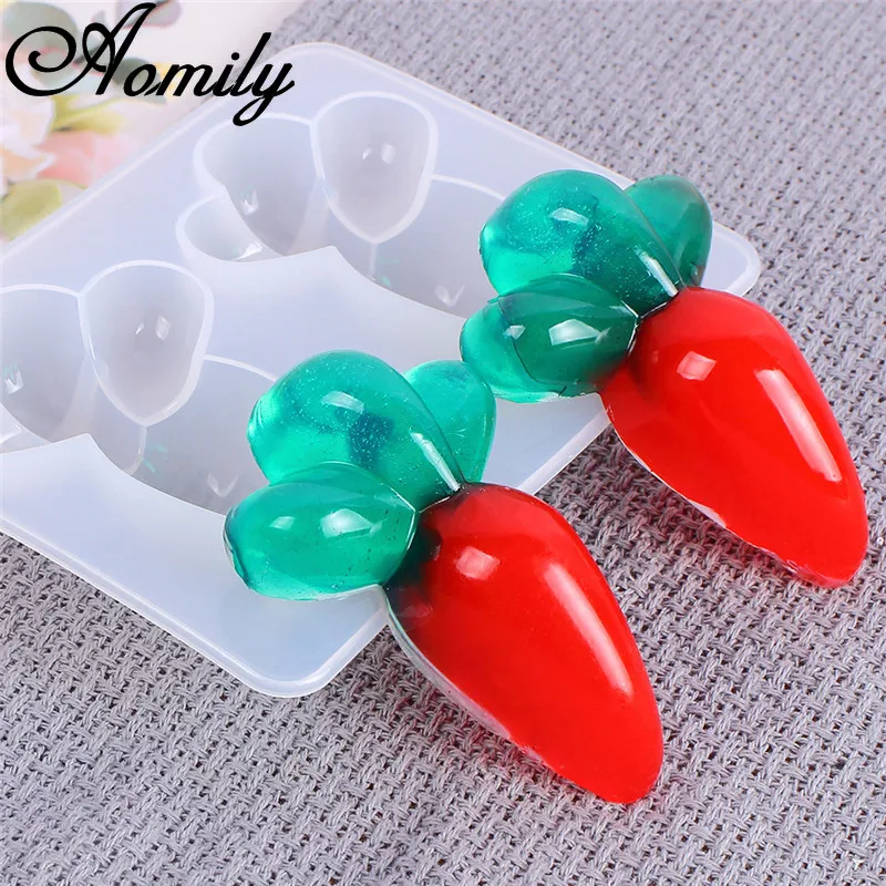Aomily Милая морковка кремния для шоколада желе конфет формы выпечки DIY