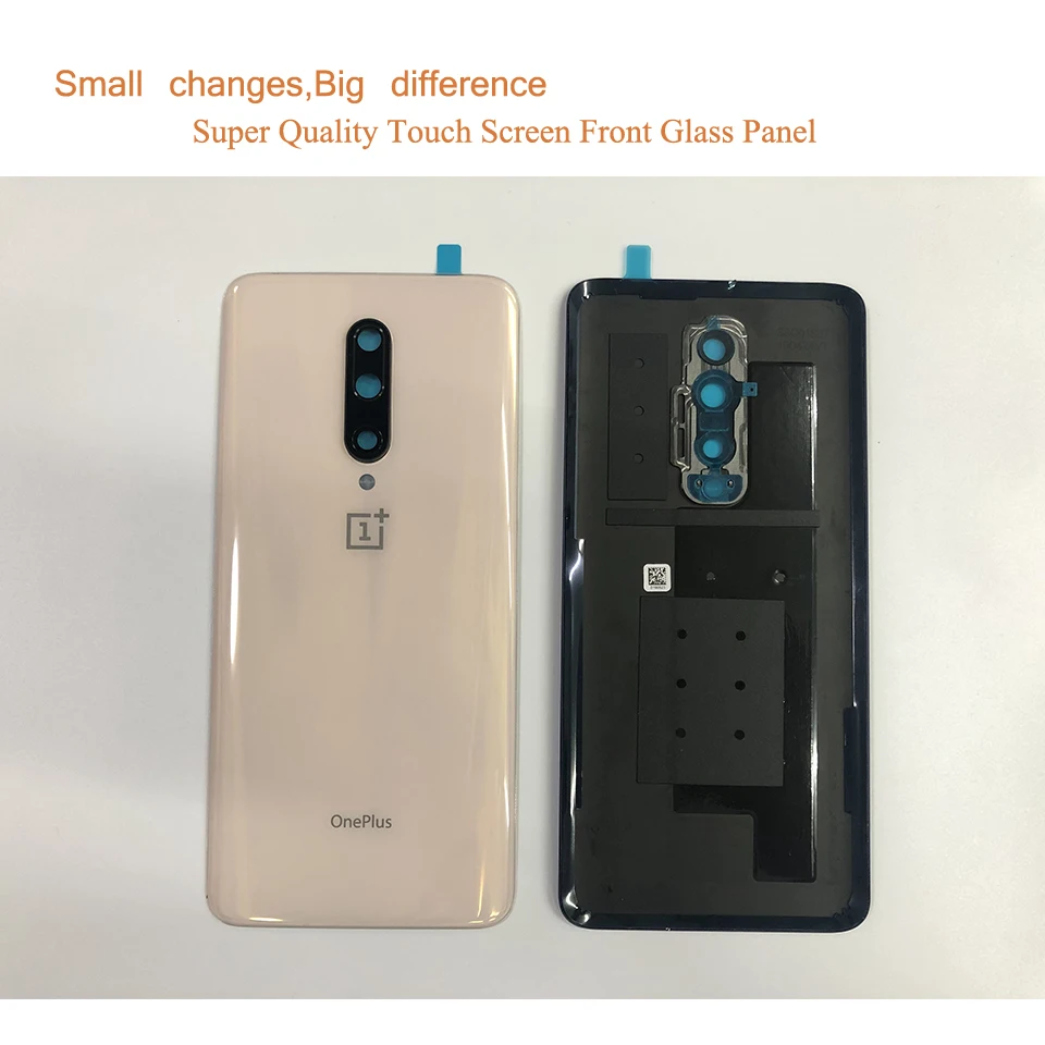 Новинка, чехол для oneplus 7 pro, задняя крышка для oneplus 7, чехол для батареи с камерой, Лен 1+ 7, чехол со стеклом