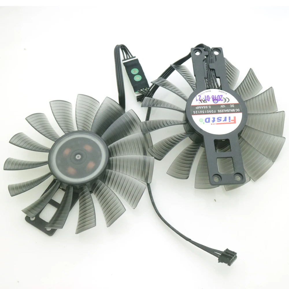 Ventilador de Vídeo para Gainward Ventilador de Refrigeração Original Geforce Gtx 1060 Phoenix Placa Gráfica Fd9015u12s Dc12v 0.55a 88mm - Imagem 6