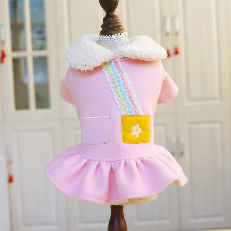 

PETCIECLE Pet Dress Teddy Pomeranian Bichon Dog Comfortable Fashion Casual Cute Skirt