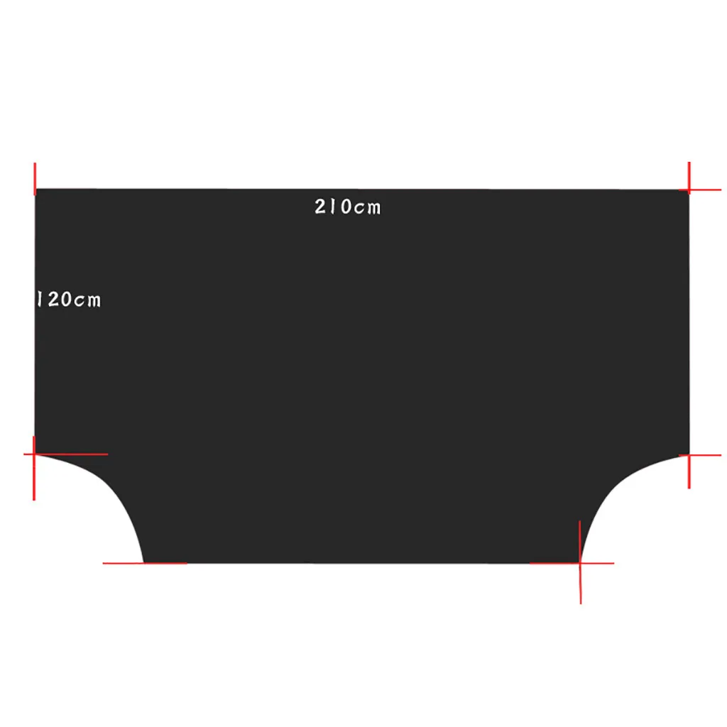 Black Front Gear Glass Antifreeze Cover Coated Silver Cloth Block 210T Windshield Snow Suitable For Any Car Truck SUV Truck Car Snow Cover
