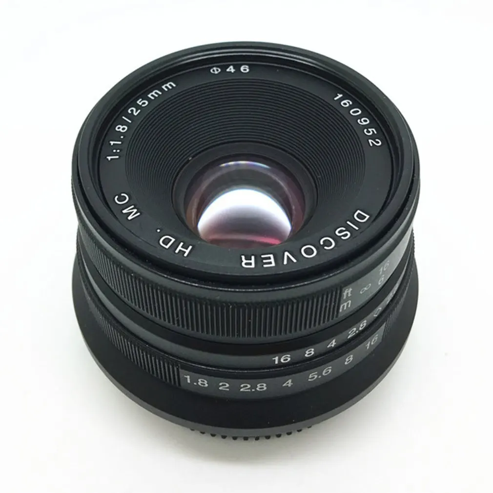 7 artisans 25 мм F1.8 Prime объектив для всех одиночных серий для камер M43 Металл Micro 4/3 аксессуары E-Mount Ручной фокус