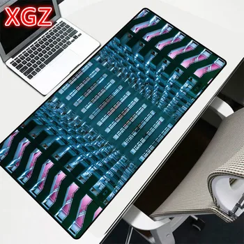 

XGZ Mousepad Personality Triangle Pattern Large Mouse Pad Computer Notebook Cool Game Desk Mat Gaming Accessories Gaming Desk