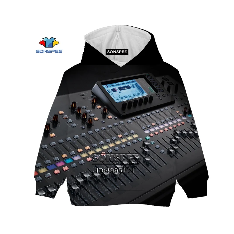 DJ Music Audio Disco/Детские толстовки с 3D принтом для мальчиков; повседневные толстовки с капюшоном; Одежда для мальчиков и девочек; пуловеры; спортивная одежда; Прямая поставка - Цвет: 16