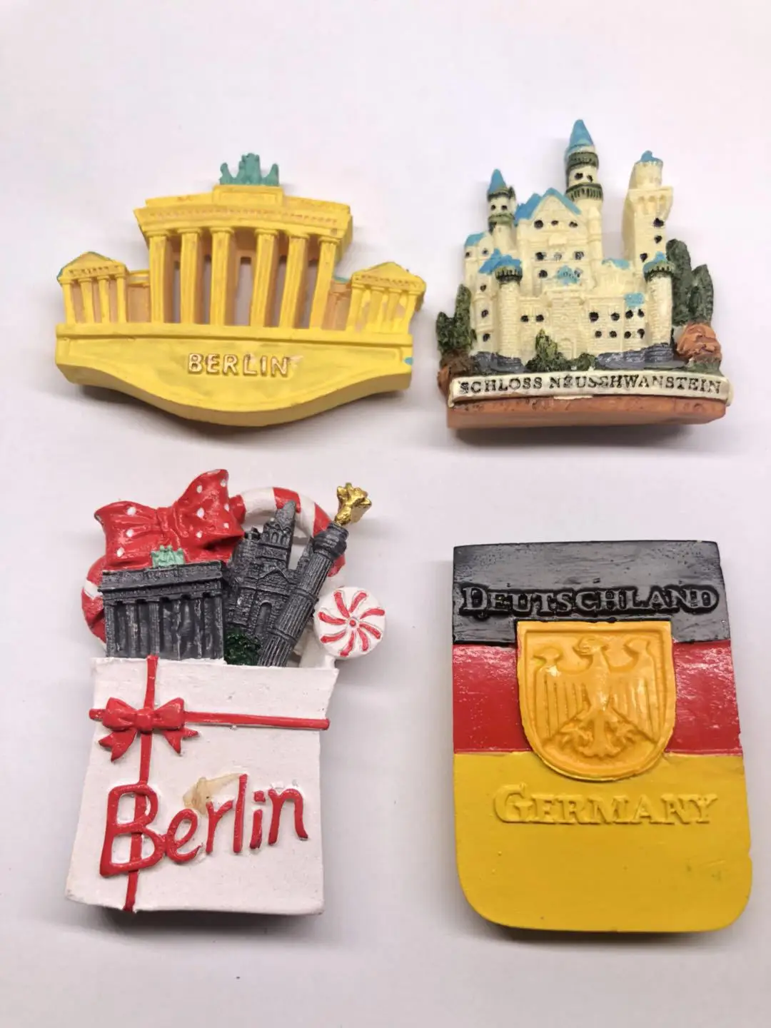 German Fridge Magnet Souvenir Tourist Scenery 3D Resin Refrigerator Iron Magnet Refrigerator Decoration Refrigerator Magnets