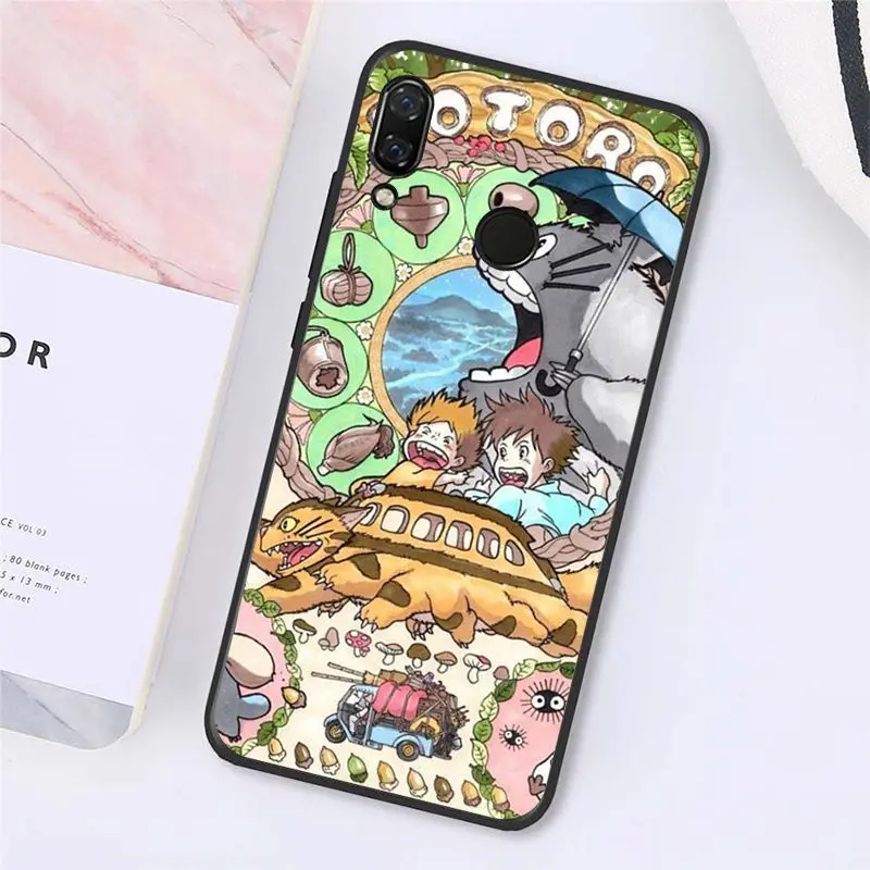 MaiYaCa мультфильм студия Ghibli Унесенные призраками Тоторо чехол для телефона для Xiaomi Redmi8 4X 6A S2 Go Redmi 5 5Plus Note4 5 7 Note8Pro - Цвет: A4