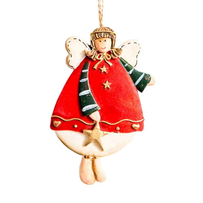 As the picture show Christmas Gift Cartoon Shape Decoration Christmas Tree Pendant New Year Cute Ornaments lt - Цвет: As the picture show