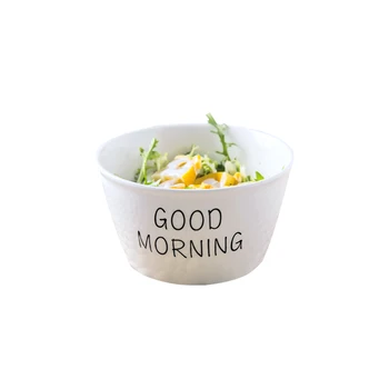 

Salad Fruit Bowl Mixing Kitchen Dessert Chinese Ceramic Rice Bowl Nordic Cute Decorative Soup Kids Cuencos Tableware AE50WA