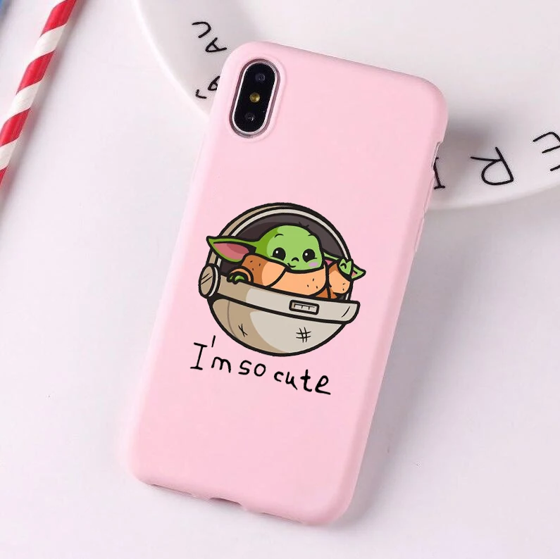 FHSR-24329 Милый мандалорский чехол для телефона для iphone 6/6 s, 7/8, 7 Plus/8 Plus, X, XS, XR, XSMax 11 Pro, чехол s - Цвет: FHSR-24329