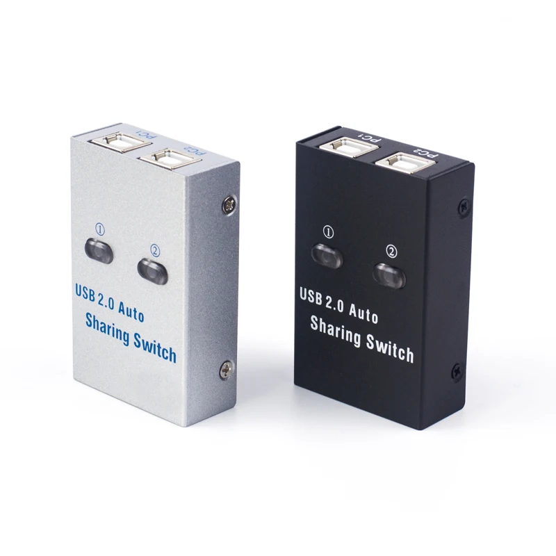 USB kvm switch usb extender hub usb splitter converter USB auto switch 2 ports usb converter splitter for 2 PC share USB peripherals printer office home usb2.0 hub