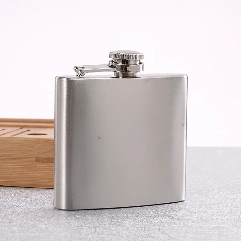 6oz (168ml) Лидер продаж, фляга, надежная, 1 шт., 10, 8, 6, 4, 2, 1 унций, фляга из нержавеющей стали, фляга для ликера, виски, спирта, крышка, воронка, посуда для напитков, бутылка - Цвет: 6oz (168ml)