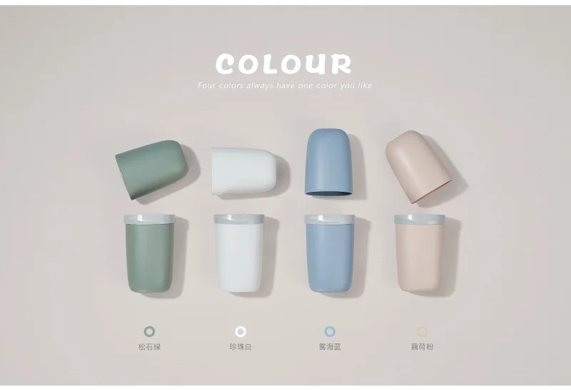Create Qing Capsule с чашкой для зубной щетки, переносной набор чашек для зубной щетки, креативный простой
