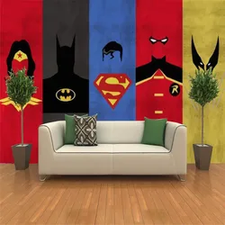 Custom 3D Cartoon Anima Industrial Decor Wall Papers Home Decor  Boy Children's  Bedroom Decor  Mural Wallpaper  Papel Tapiz