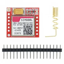 1 pces menor sim800l gprs gsm módulo placa de núcleo cartão microsim quad-band ttl porta serial