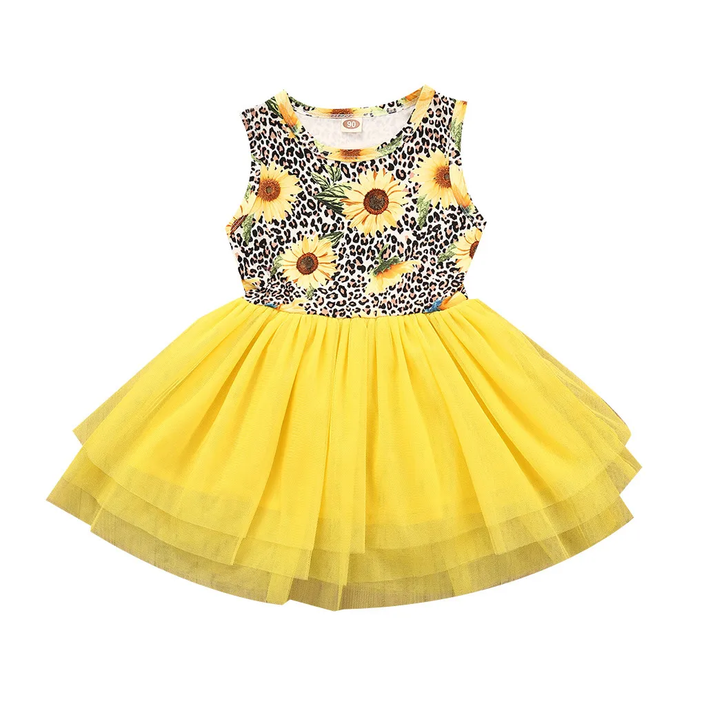 girls sunflower dress