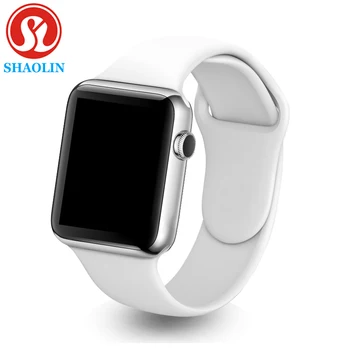 

Smart Watch 4 Connected Bluetooth Men Women Smartwatch for iOS iPhone Xiaomi Huawei Sony Android Phone Apple Watch (Red Button)