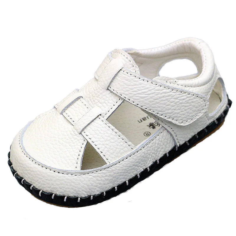 

Summer Hollow Baby Summer Toddler Shoes Soft Bottom Genuine Leather Infant Baby Shoes