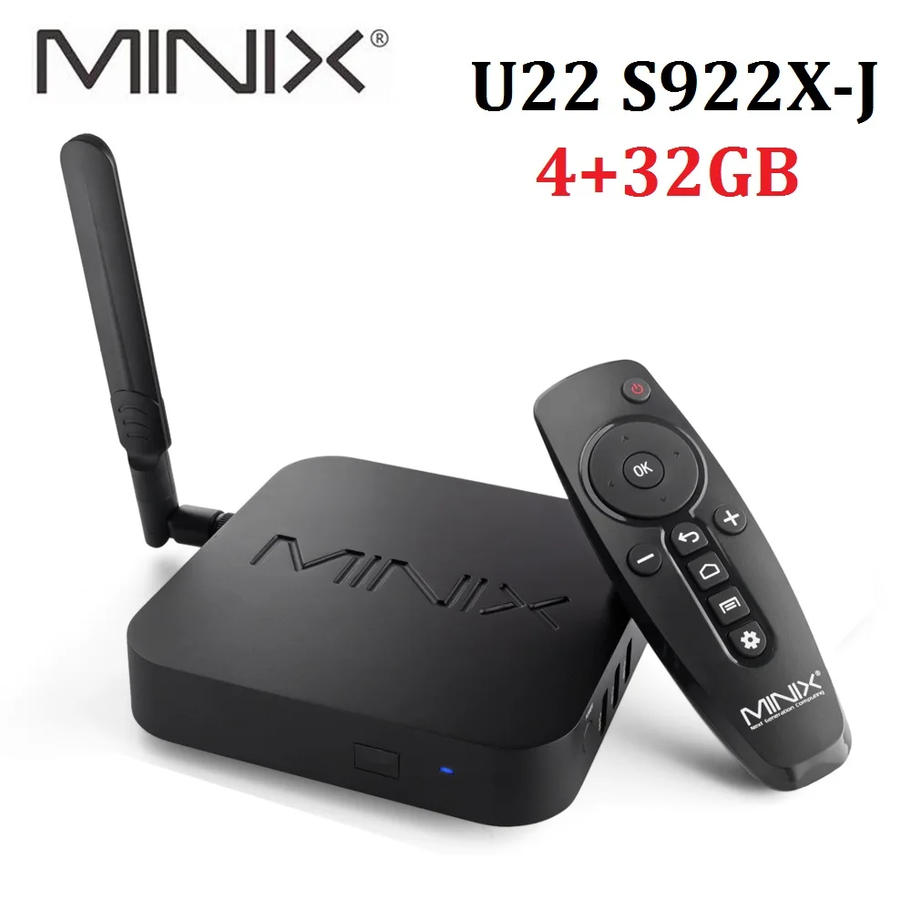 ТВ-бокс MINIX NEO U22 Amlogic S922X 4 Гб DDR4 32 ГБ ROM 2 ГГц 5G Wi-Fi 1000 м Dolby аудио зрение 4K HD медиаплеер