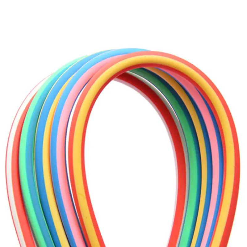 

Colorful Magic Bendy Flexible Soft Pencil with Eraser Stationery Student Colored U1JA