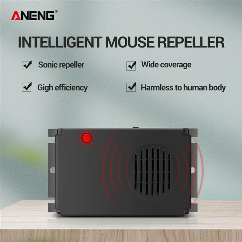 1Pc Mouse Repeller Ultrasonic Mouse Repellent Portable Mouse Expeller No Battery