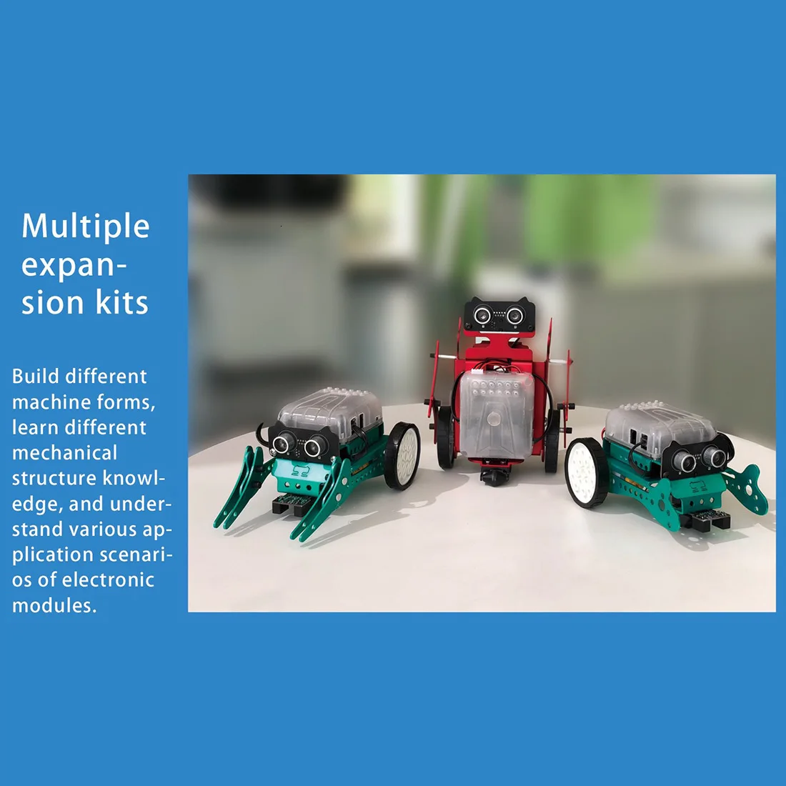 2019 Новый DIY Neo Программирование царапин интеллектуальное Предотвращение препятствий автомобиль робот набор игрушки игры-красный/зеленый