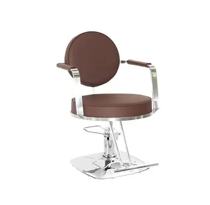 Парикмахерская сеть красный стул Парикмахерская специальная салоная мебель стул высокого класса парикмахерское кресло стрижка парикмахерское кресло может быть rais - Цвет: Светло-серый