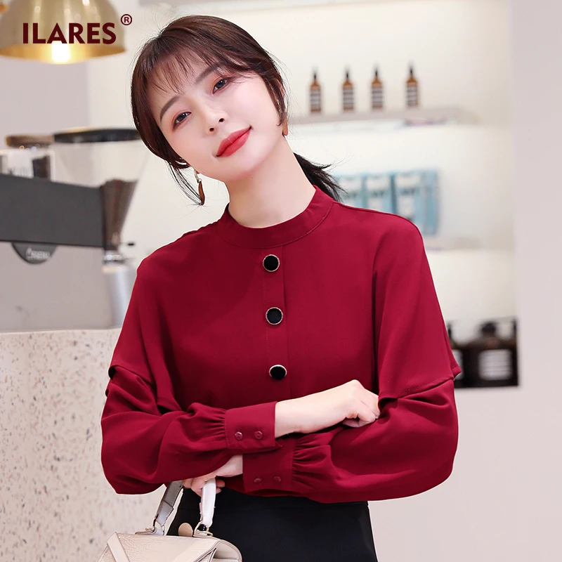 

Blouse Women tops Womens tops and Blouses Vintage office long sleeve plus size Shirt elegant Blouses Clothes Ladies tops