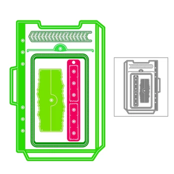 

Hot DIY Planner Metal Cutting Dies Photo 2020 New Lace Frame Album Background Scrapbooking Foil For Crafts Card Making no Stamps