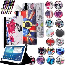 KK&LL для samsung Galaxy Tab 3 10,1 p5200 GT-P5210 кожаный чехол-книжка для планшета+ Бесплатный стилус