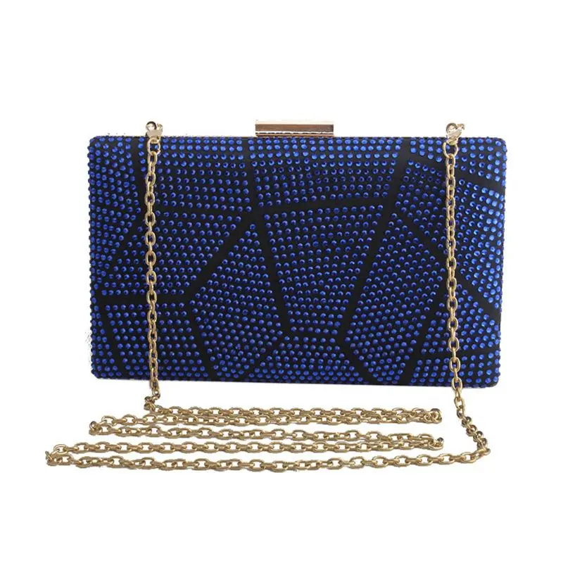 Stylish Women Evening Handbag Party Bridal Clutch Bag Prom Wedding Wallet Purse