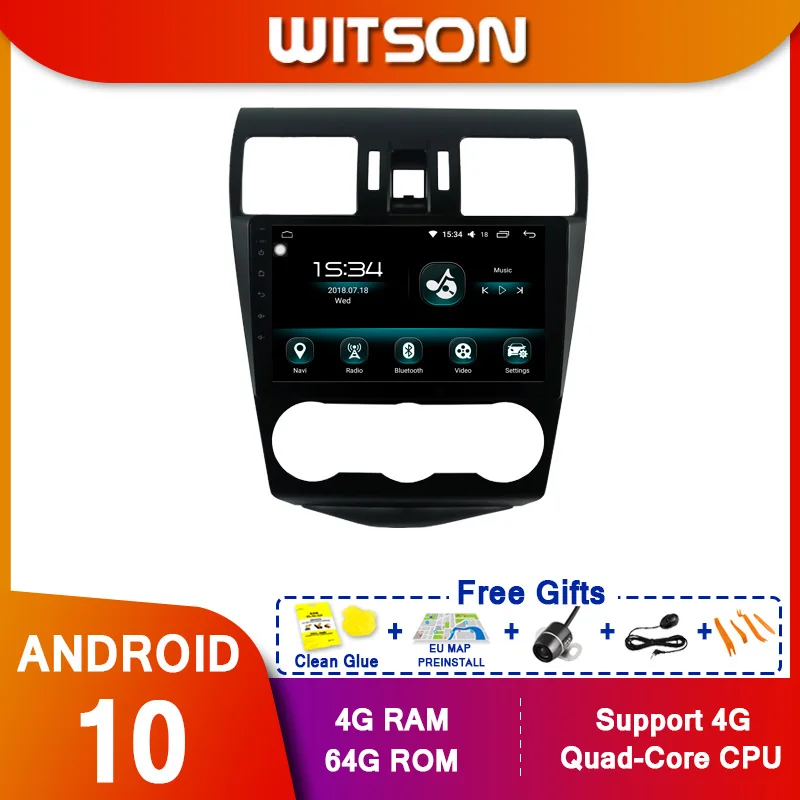 WITSON 9 &quotFULL HD сенсорный экран Android 10 0 Восьмиядерный Автомобильный GPS