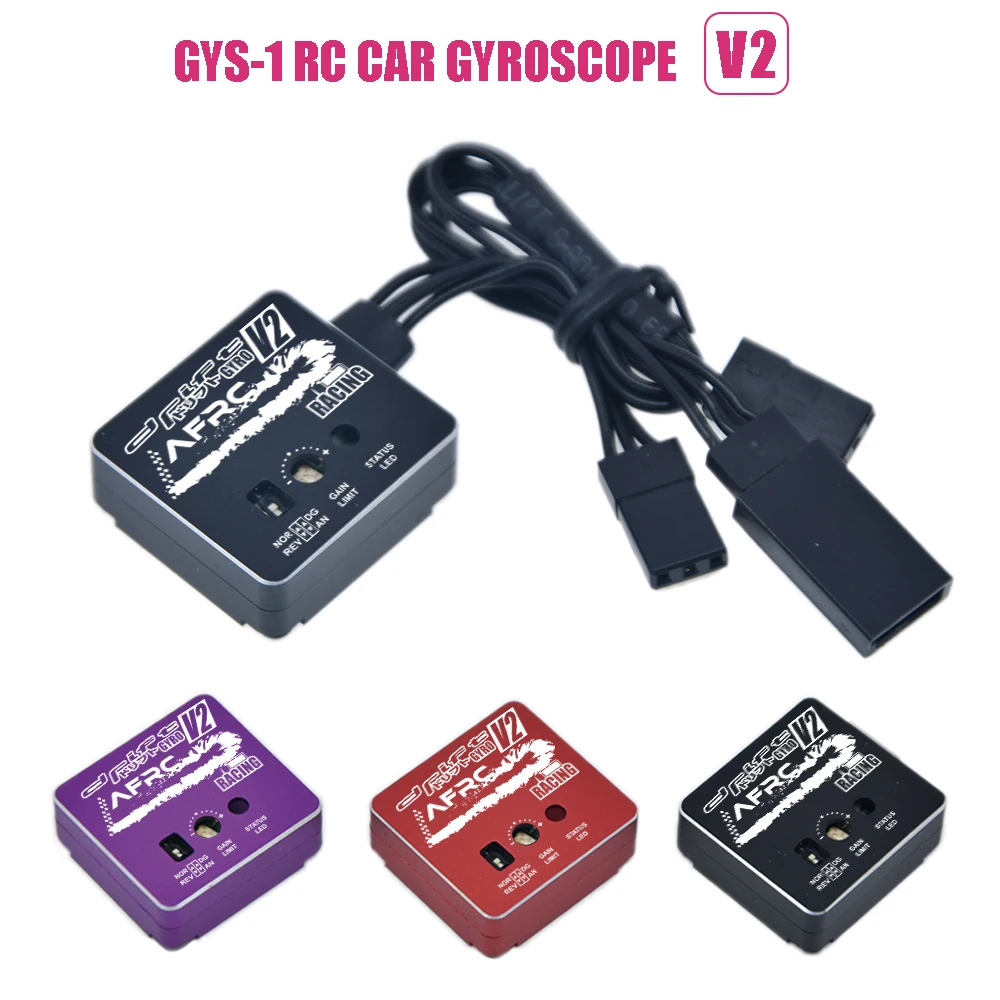Gyroscope RC AFRC GYS-1 V3 Dérive Stabilisateur CNC Métal 1/18 1/10 1/8