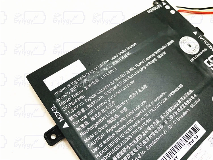 Аккумулятор для ноутбука LENOVO 5b10t09093 Ideapad s340 Ideapad s340-15iwl touch L18l3pf2