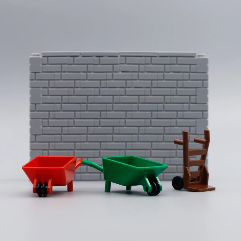 

Building Blocks LegoINGly City Accessories Wheelbarrow truck cart trolley Garden Parts Builder Construction Tools MOC Bricks Toy