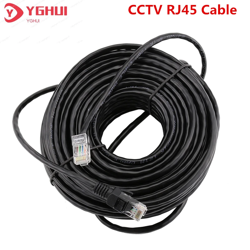 

Уличный LAN-кабель RJ45 Cat 5e, водонепроницаемый сетевой Ethernet-Кабель для камер видеонаблюдения, IP POE
