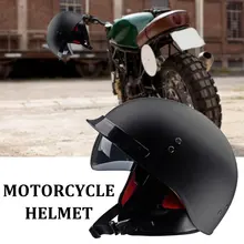 Мотоциклетный шлем принца Мужчины и Женщины Лето Половина шлем Портативный ретро мотоцикл электрический воротник профессиональный