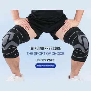 

Professional Protective Kneepad Bandage Pressurized Elastic Knee Support Knee Brace Protector for Fitness Sport Running 1PCS