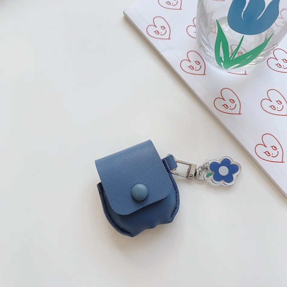 H Чехол из искусственной кожи для AirPods, Роскошный чехол для наушников, чехол для Airpod 2, чехол для Apple Air Pods, наушник для зарядки, чехол для Funda - Цвет: H