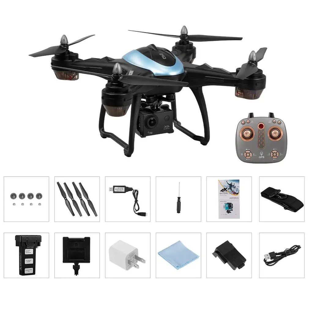 LH-X38G Дрон с двойным gps wifi FPV Дрон с 1080P HD камерой Дистанционное управление вертолет RC Квадрокоптер+ рюкзак профессиональный Дрон
