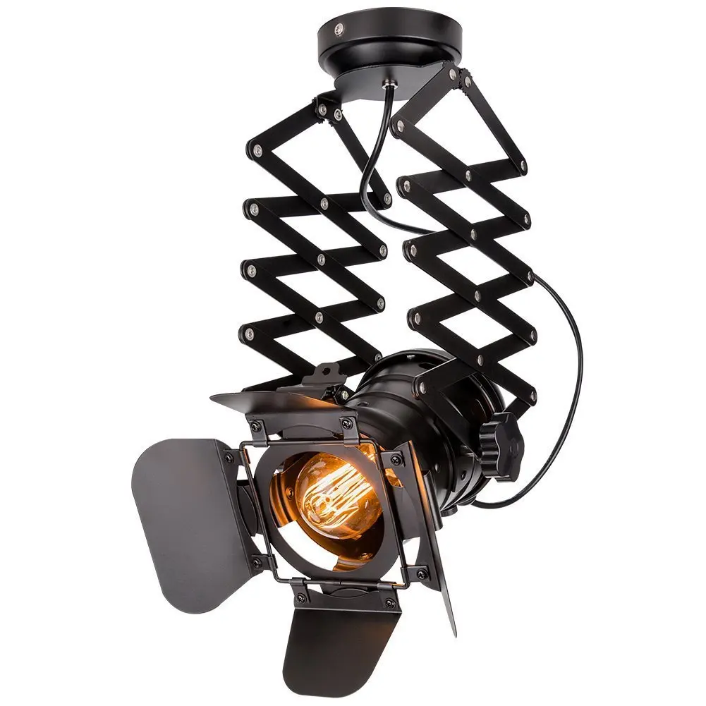 

Amazon Hot Selling Loft Retro Ceiling Light Creative Cool Industrial-Style Clothing Store Bar Living Room Iron Art Spotlights